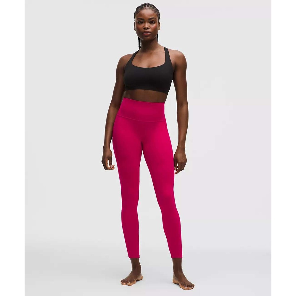 Lululemon Align HR Pant 28" With Pockets Size 10 Pink High Rise Leggings - Picture 7 of 8